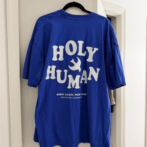 NHIM “HOLY HUMAN” Graphic Crewneck T-Shirt